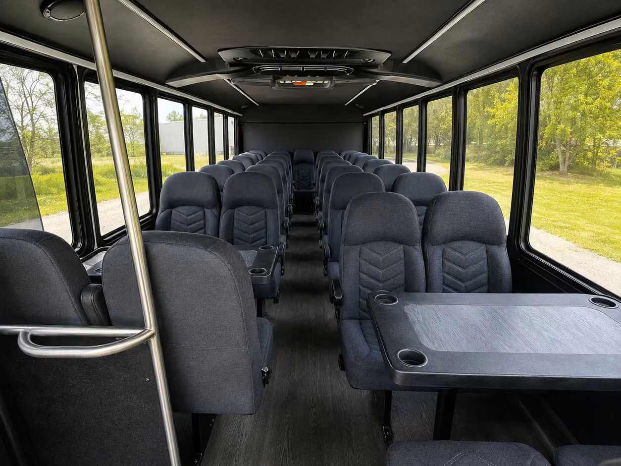 15 passenger minibus interior