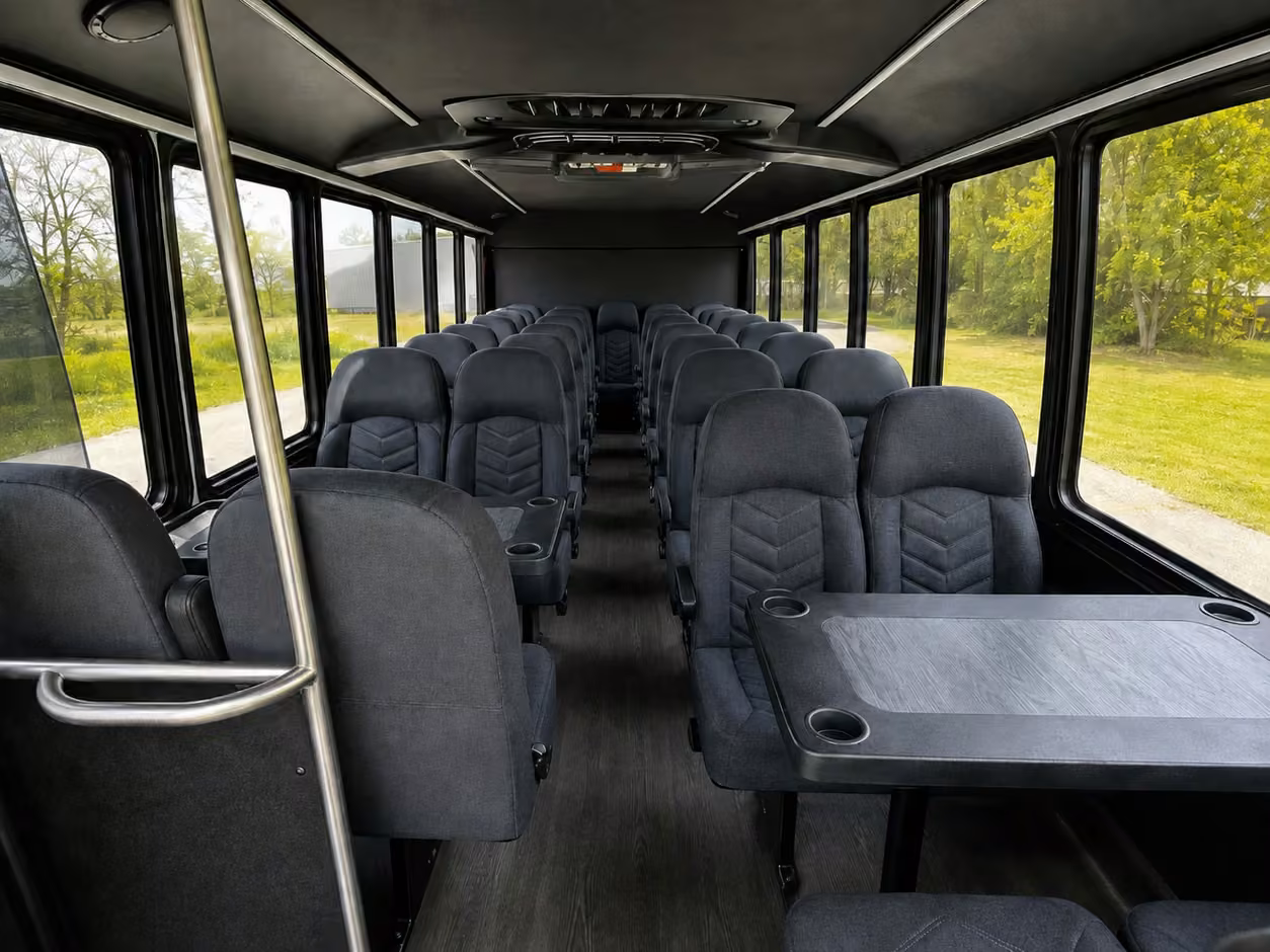 18 passenger minibus inside