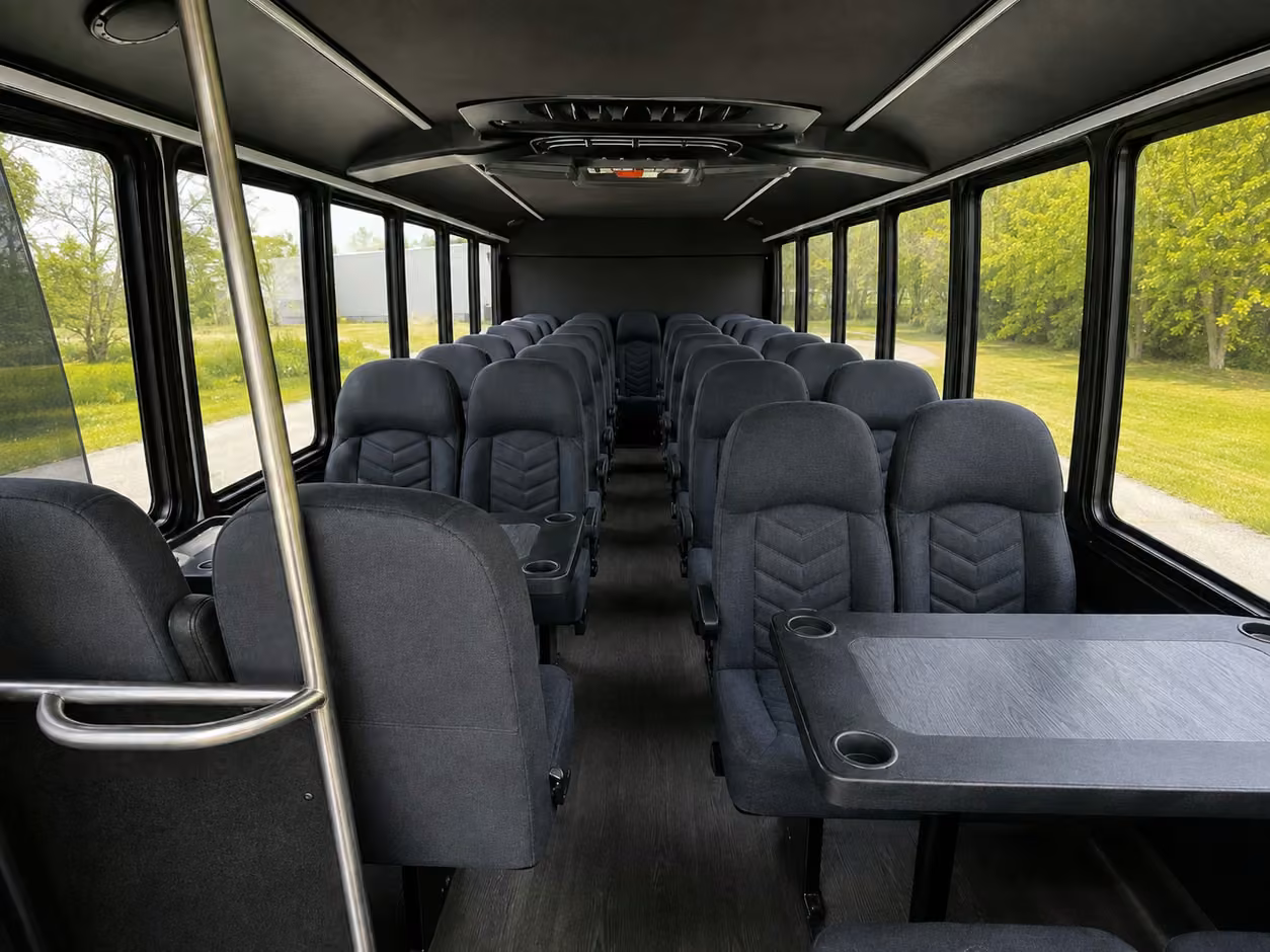 18 passenger minibus interior
