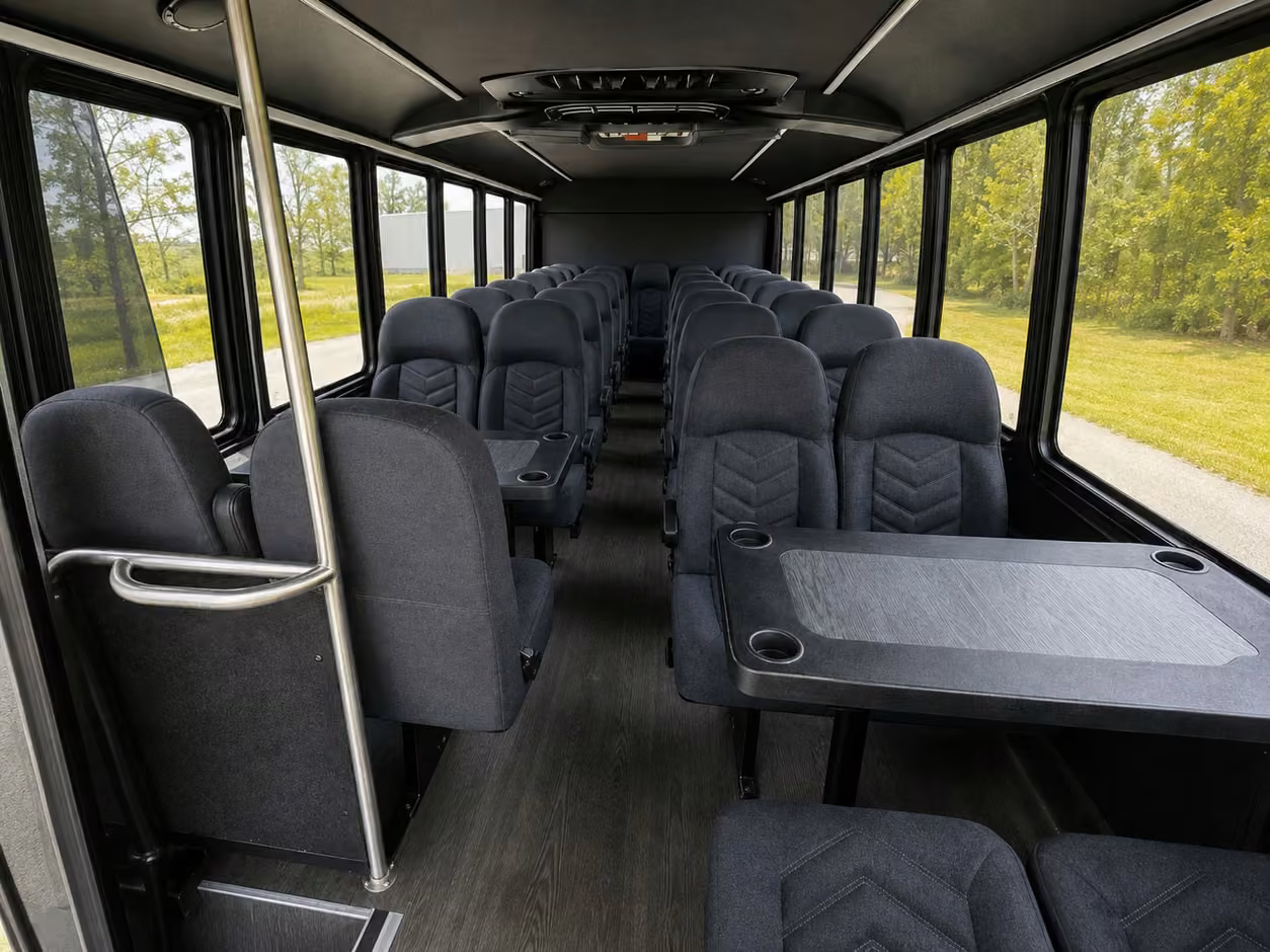 25 passenger minibus inside