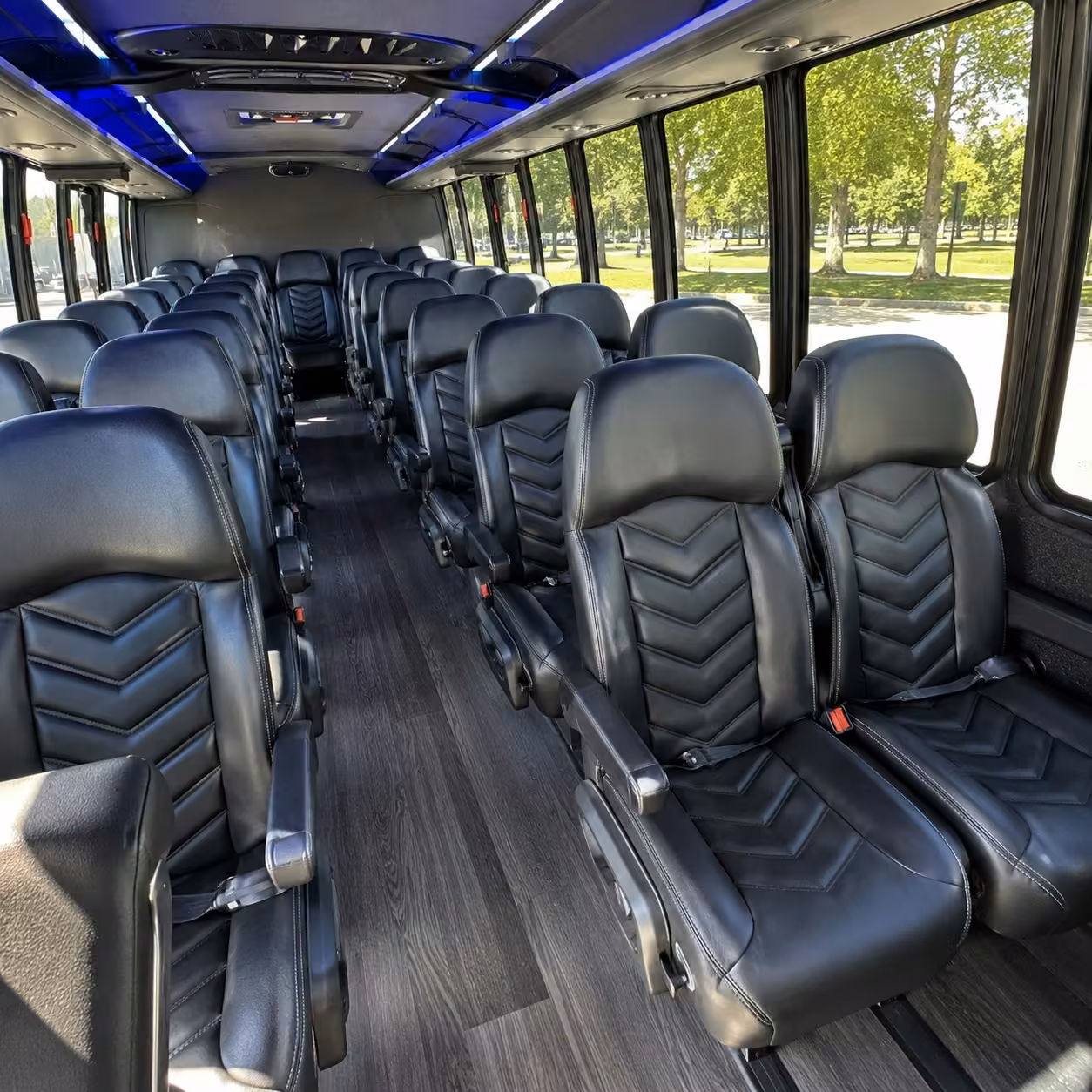 30 passenger minibus interior