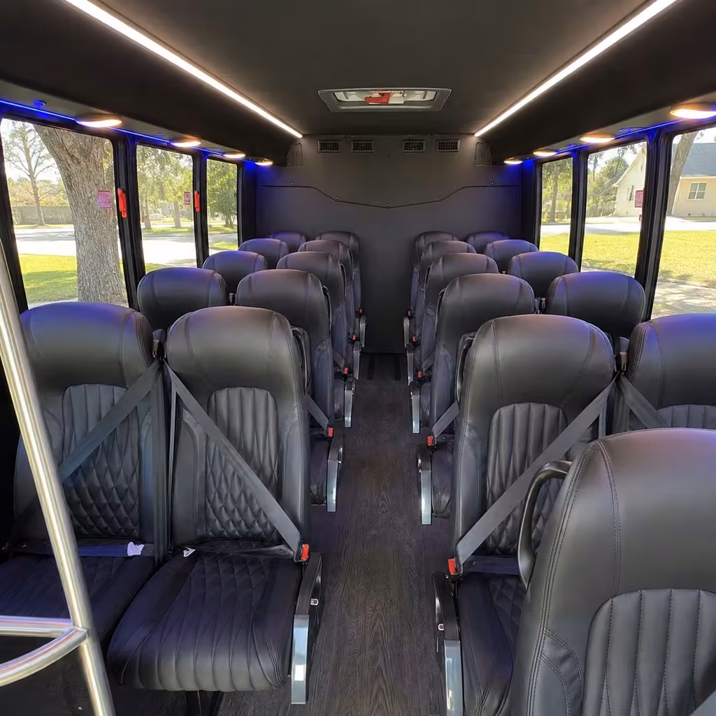 35 passenger minibus interior