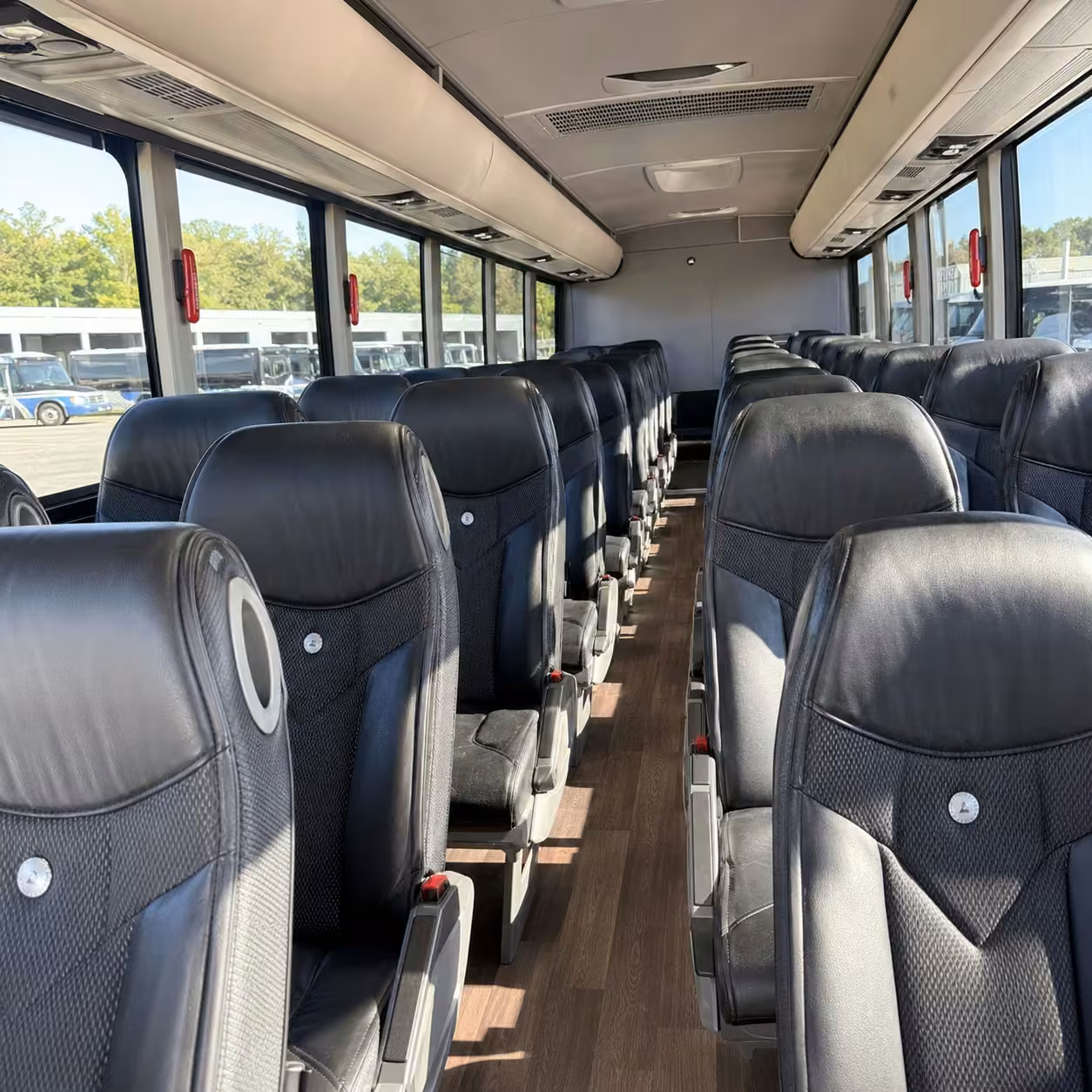 albuquerque charter bus interior