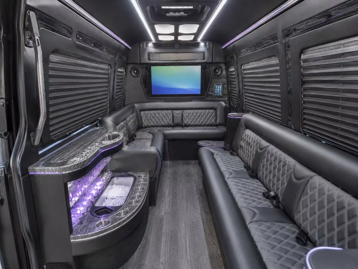 sprinter limo inside